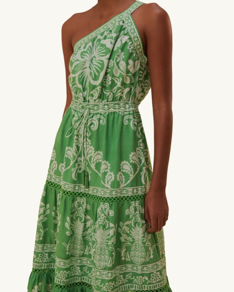 Farm Rio Green Maxi Dress - Image 2