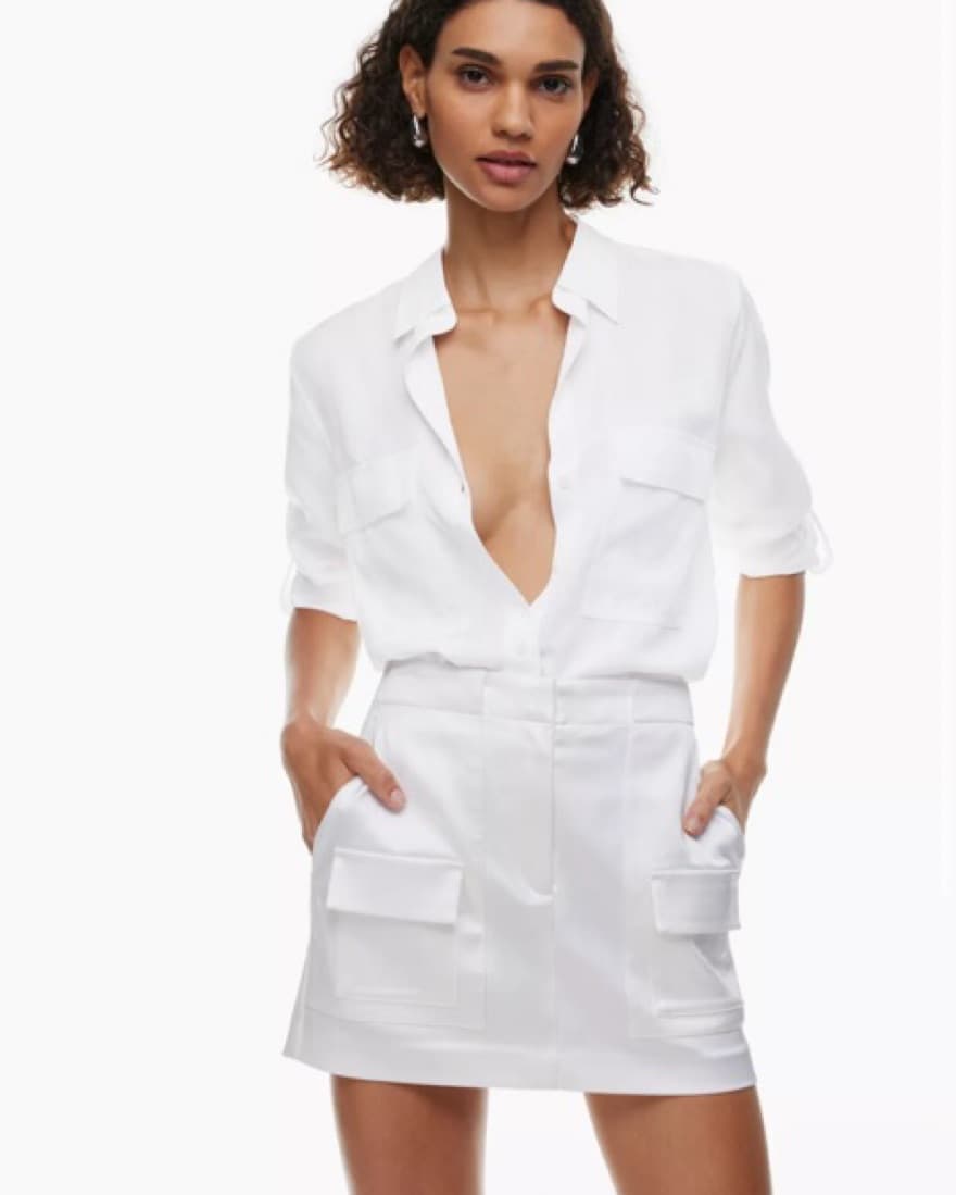 Babton Utility White Button Down  - Image 4