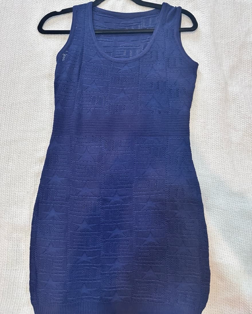 Blue Sweater Dress  - Image 2