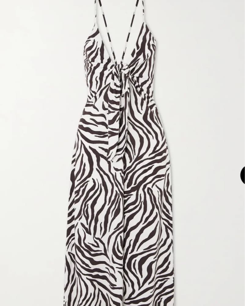 MaxMara Zebra Sundress - xs - Image 4