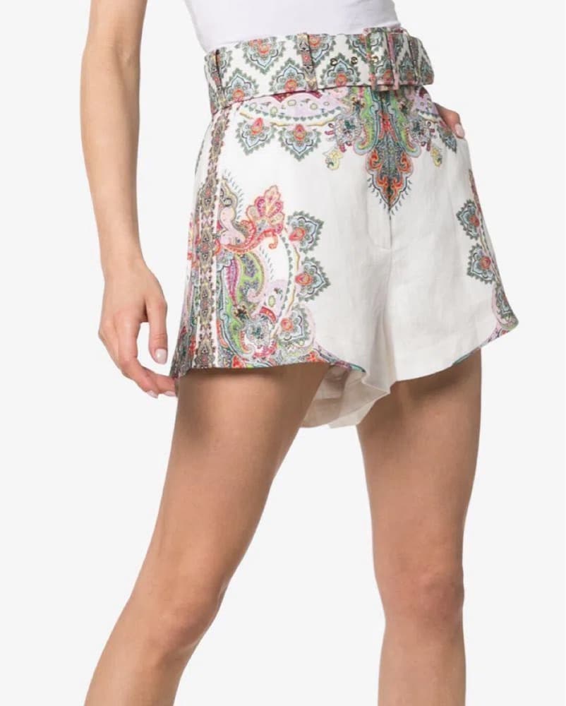 Zimmermann Ninety-Six Filigree Shorts - Image 1