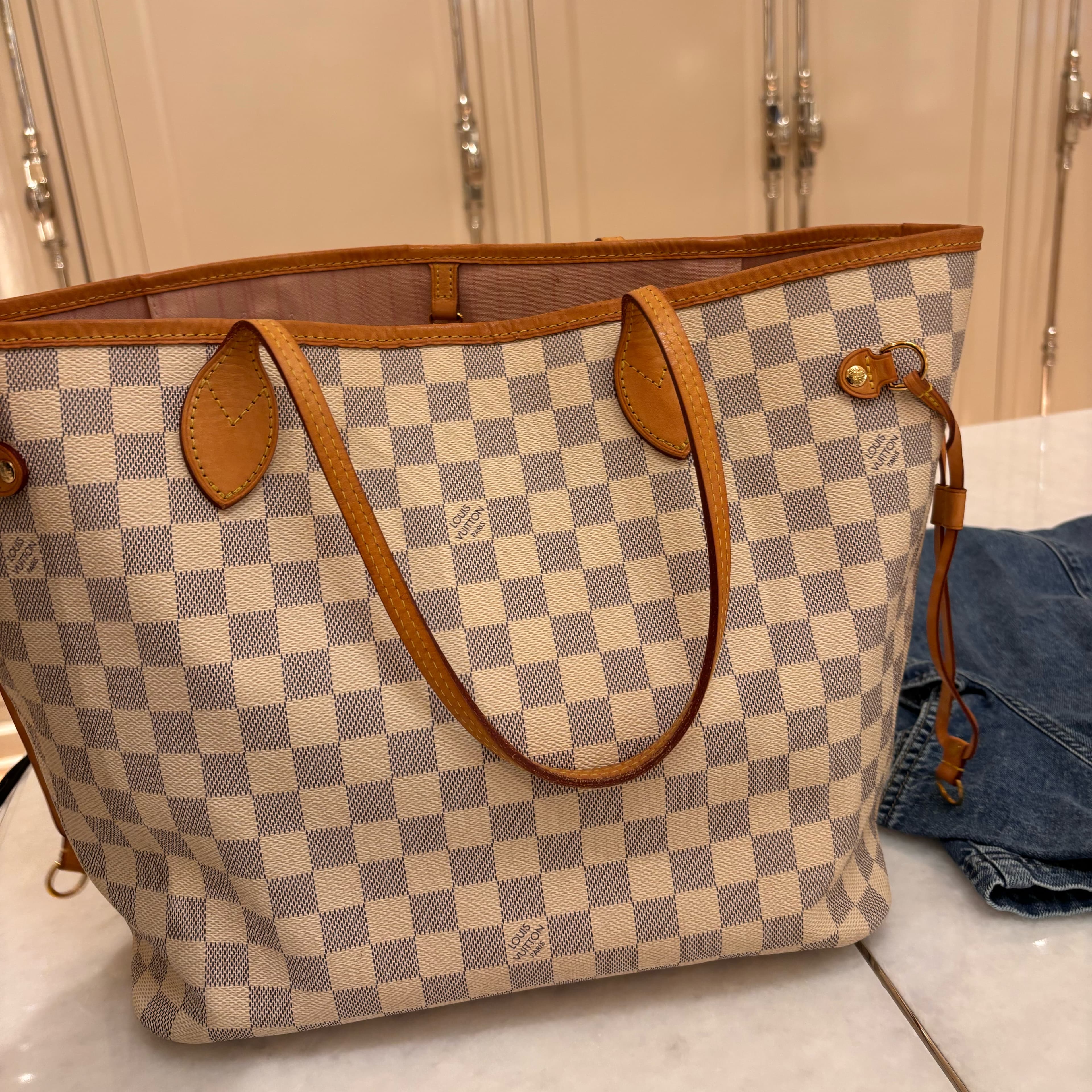 Louis Vitton Never Full Bag Rose Beige - Image 1