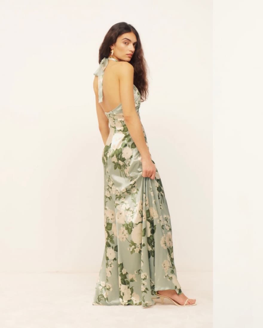 Reformation Veria Silk Dress - Image 1