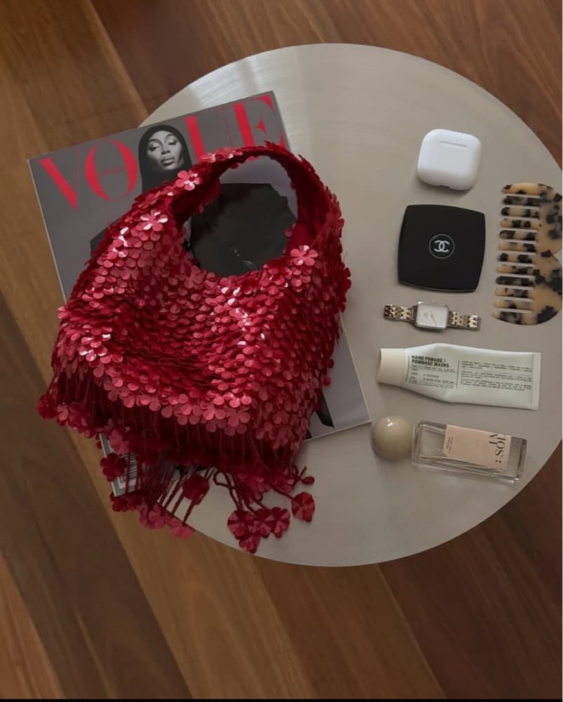 Floral Fringe Bag - Image 1