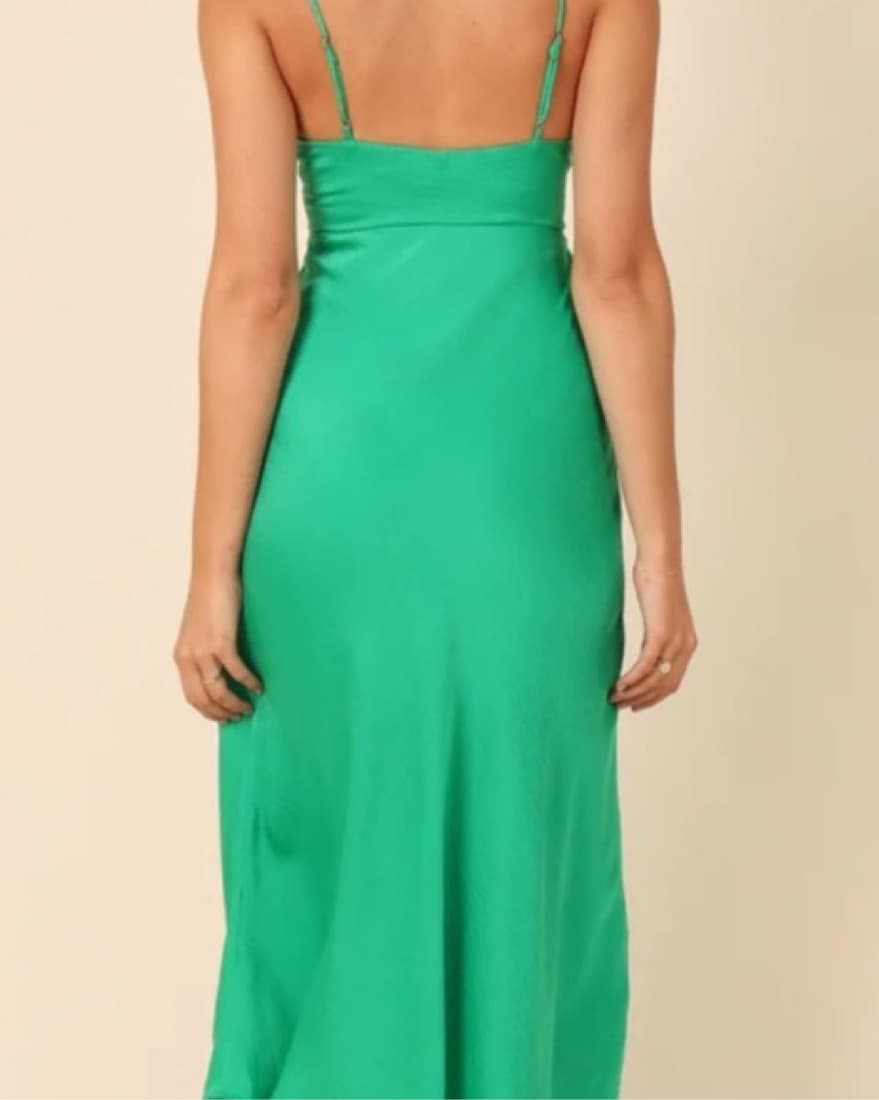Charlotte Midi Dress Green - Image 4