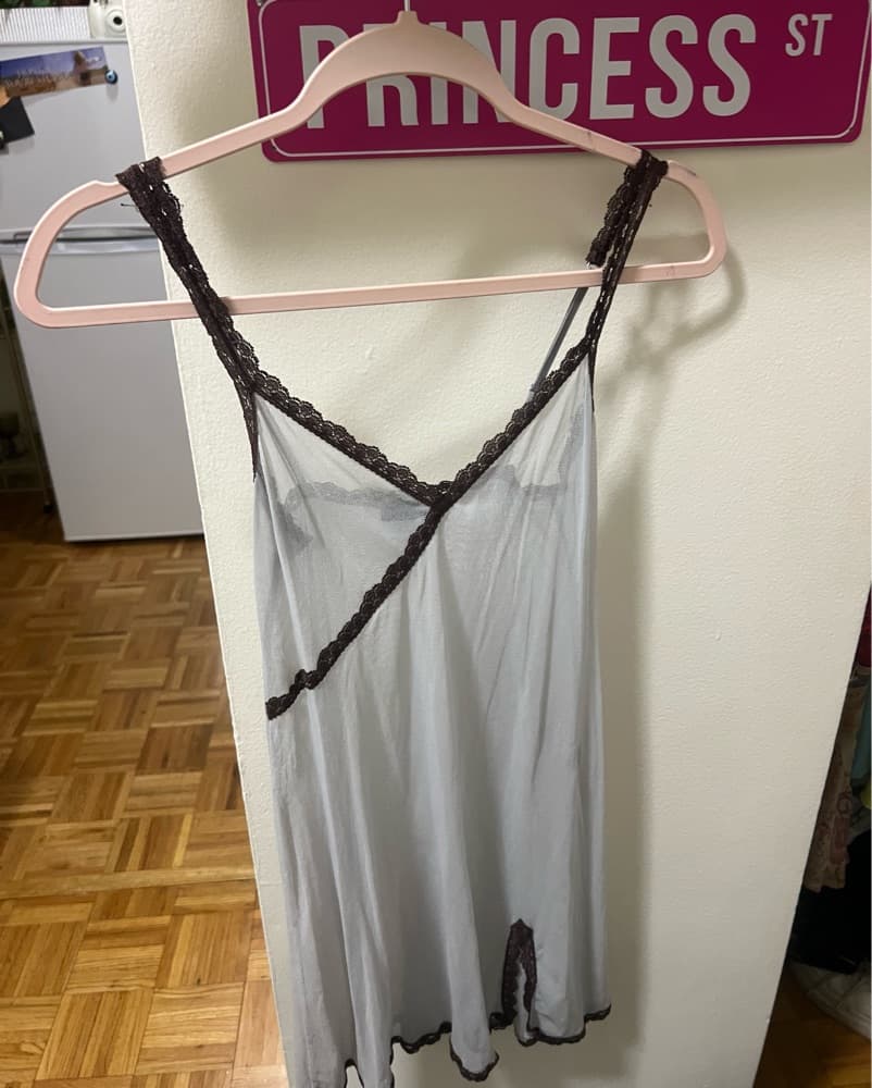 Vintage Sheer Slip Dress - Image 1