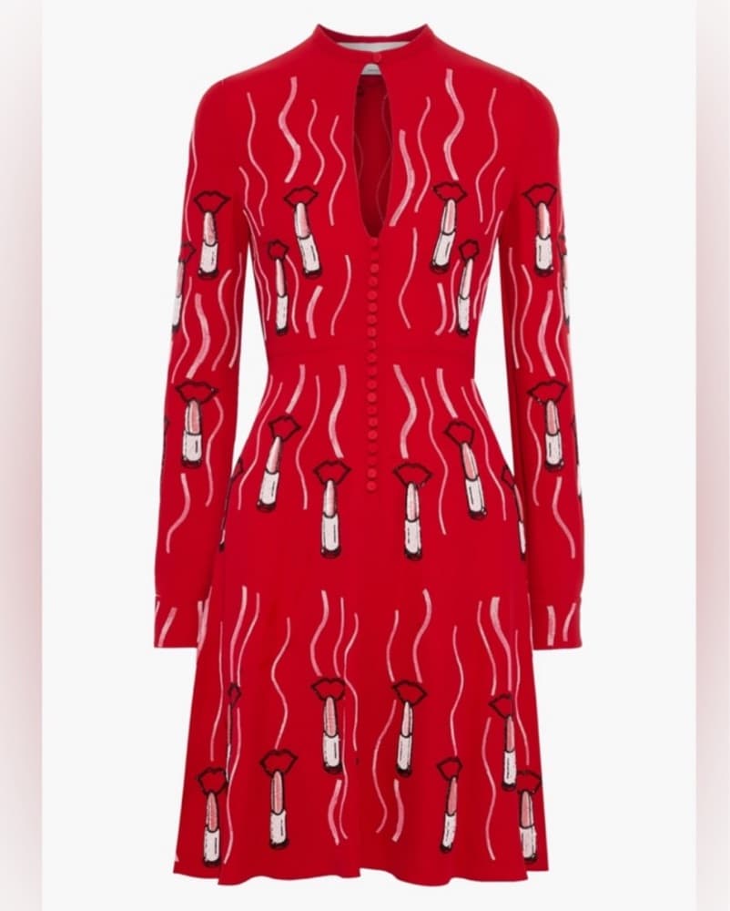 Valentino Lipstick Dress - Image 1