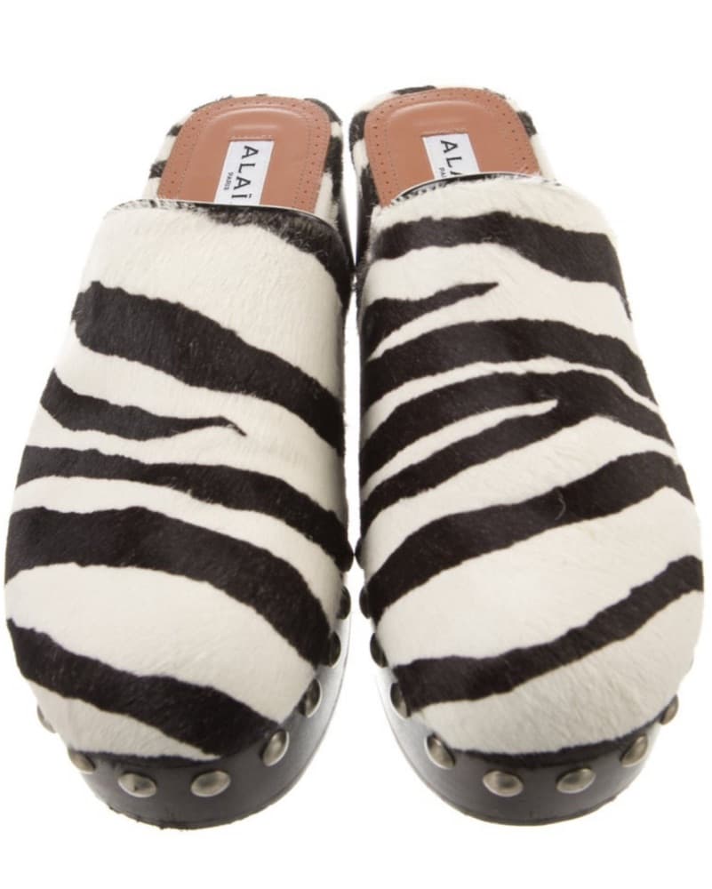 Alaïa Ponyhair Clogs - Image 2
