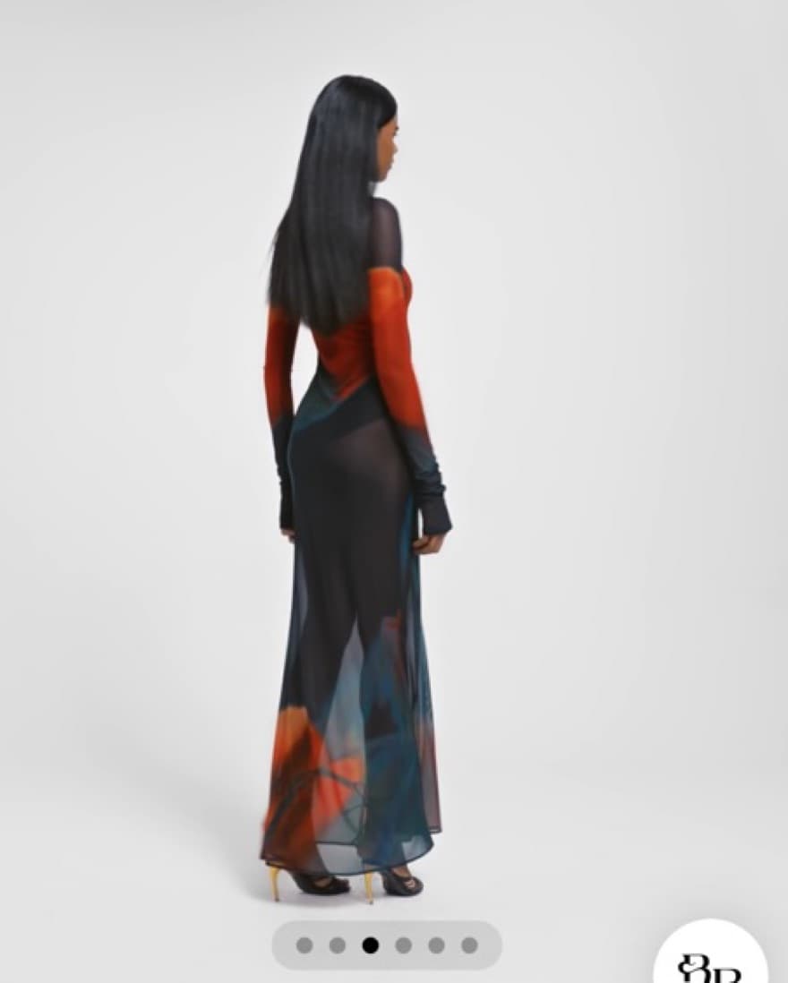 Rat & Boa Rose Maxi Dress - Image 3