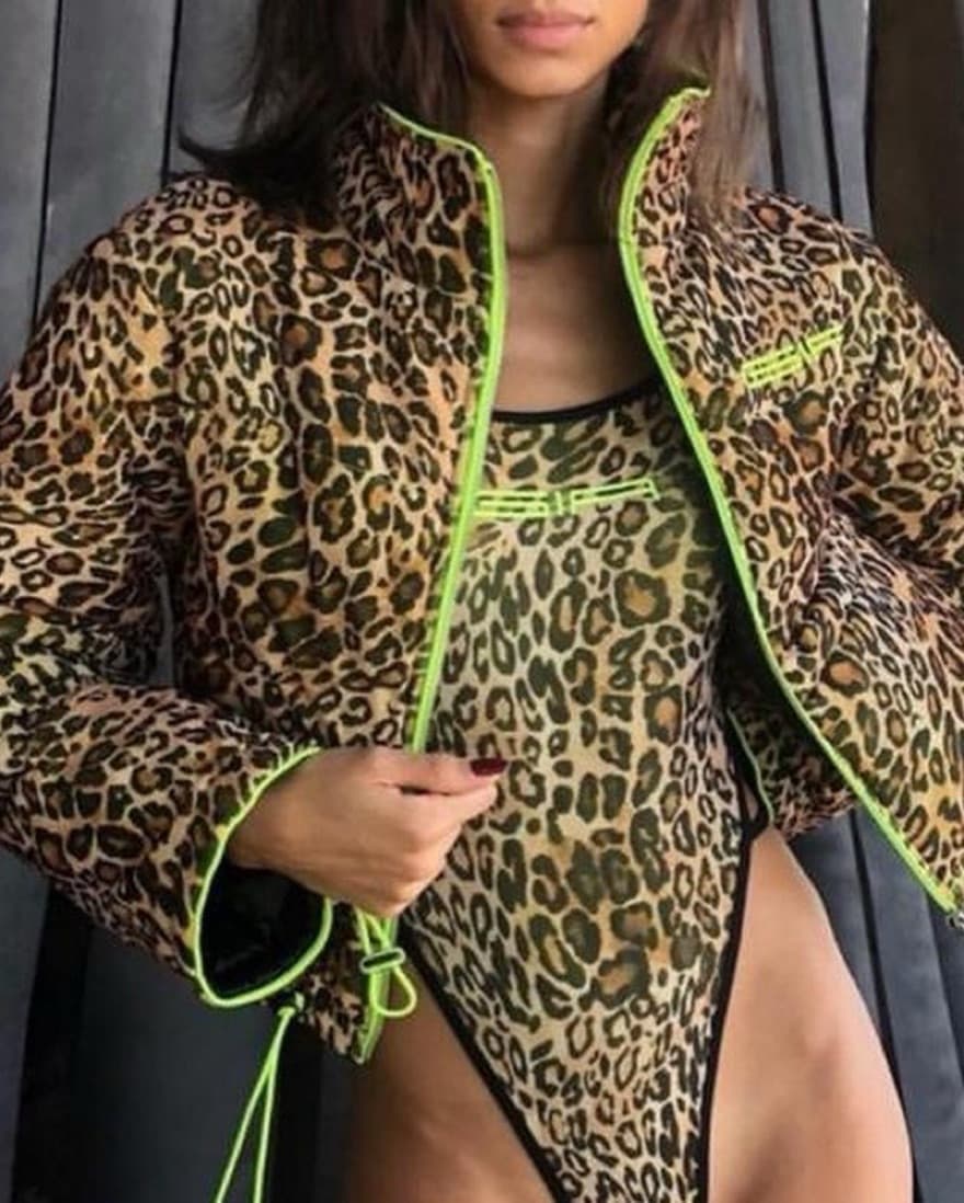 I.AM.GIA Virgo Bodysuit in Cheetah - Image 2