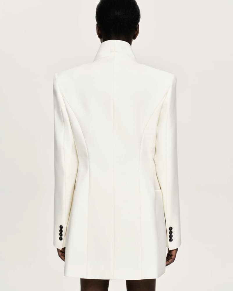 Source unkown CORRIN WRAP BLAZER, CREAM - Image 3