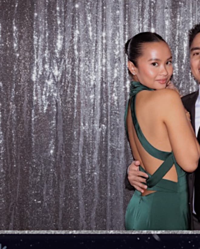 Emerald Green Halter Gown - Image 5