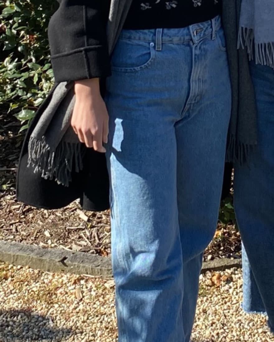 eckhaus latta wide leg jeans - Image 2