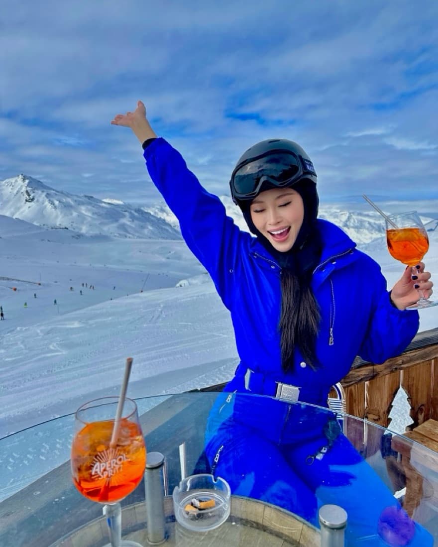 Bogner Electric Blue Ski Suit - Image 1
