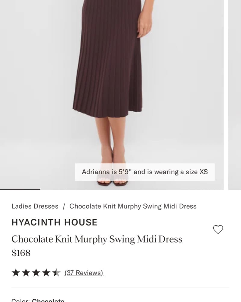 Hyacinth house Tuckernuck Brown Dress - Image 5