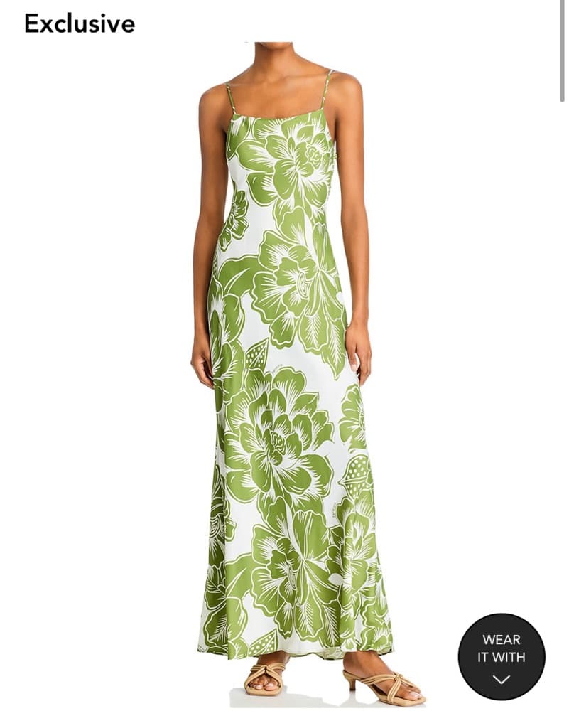 Farm Rio Floral Maxi Dress - Image 1