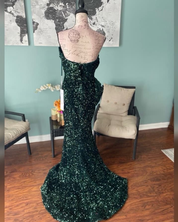 NEW Emerald Formal Dress Military Ball - Image 3