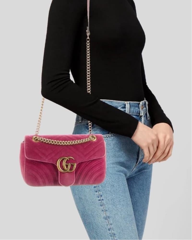Gucci Pink Velvet 🩷 Marmont  - Image 2