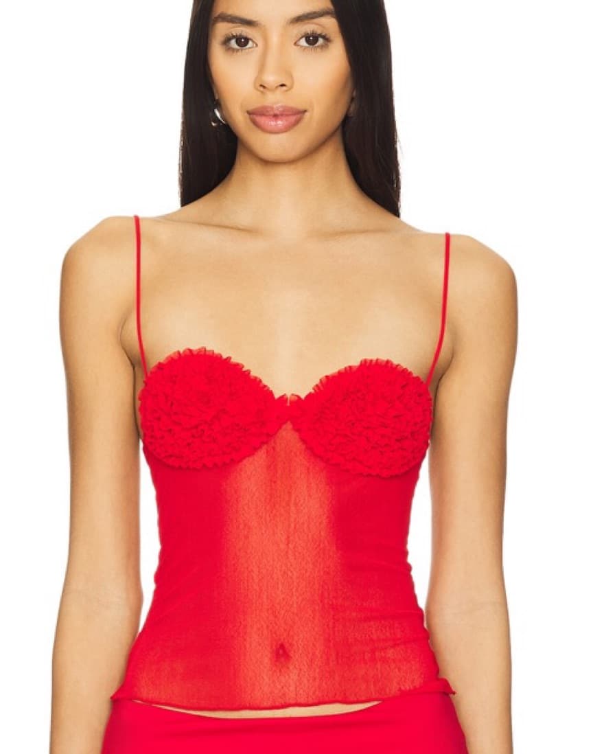 Superdown Red Top - Image 1