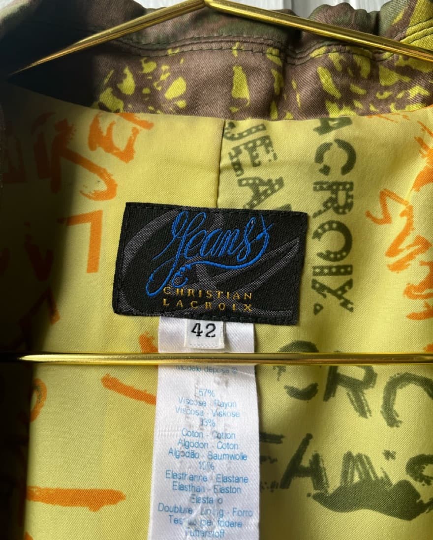 Vintage Christian Lacroix Silk Jacket - Image 3