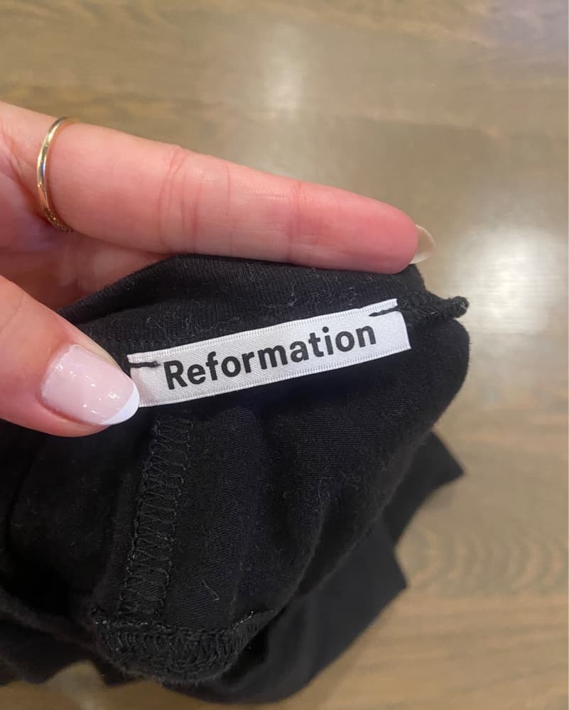 Reformation Open Back Body Suit - Image 2
