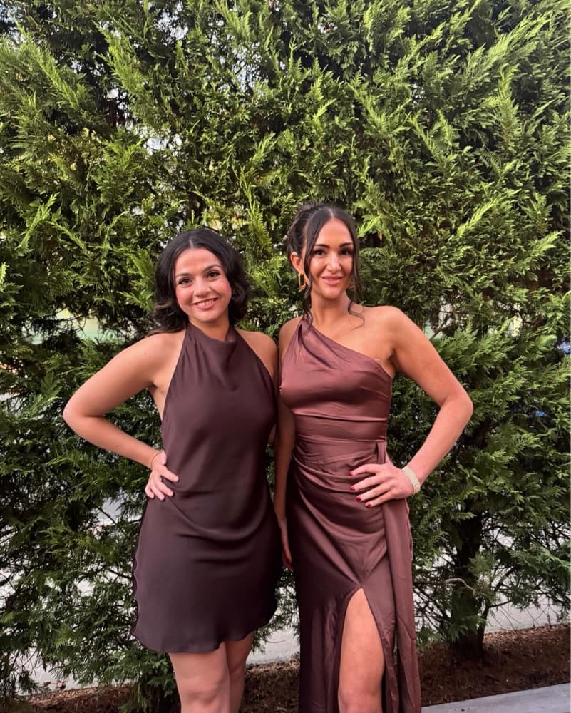 Aritzia Satin Mini Dress - Image 1