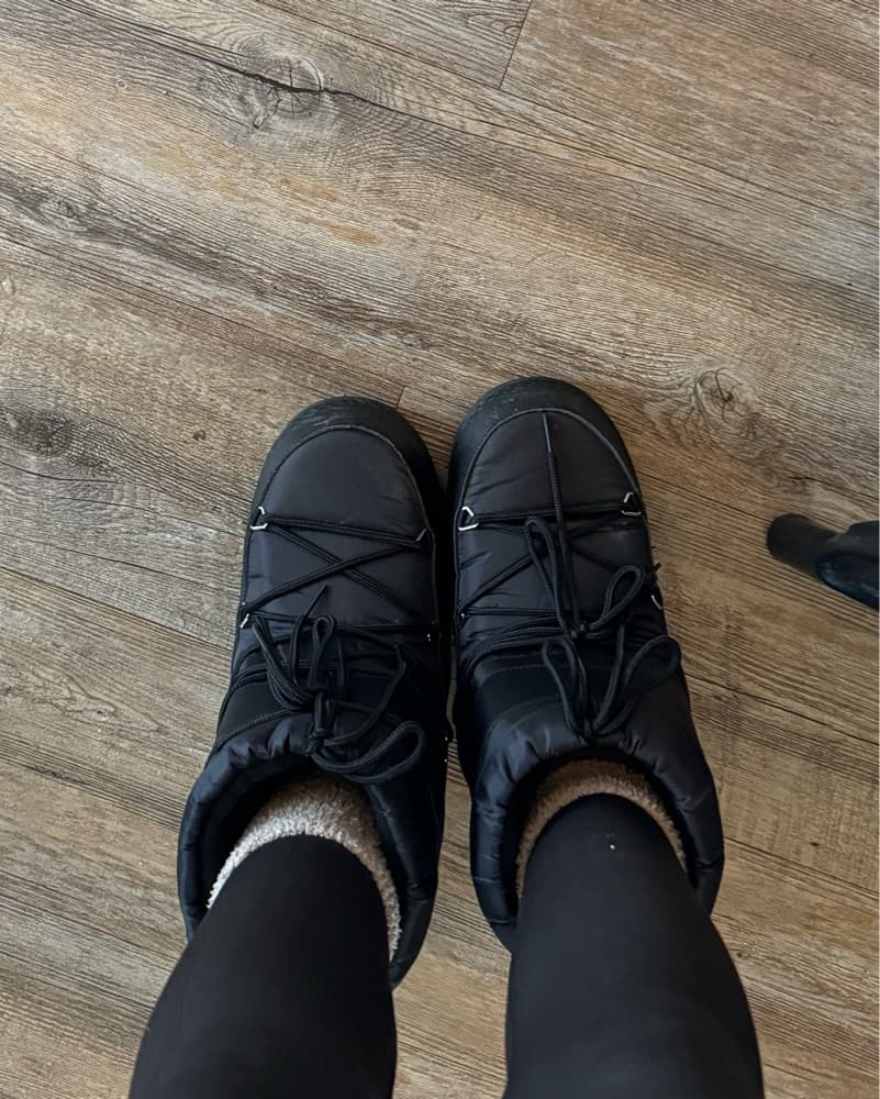  Black Winter Snow Moon Style Boots - Image 2