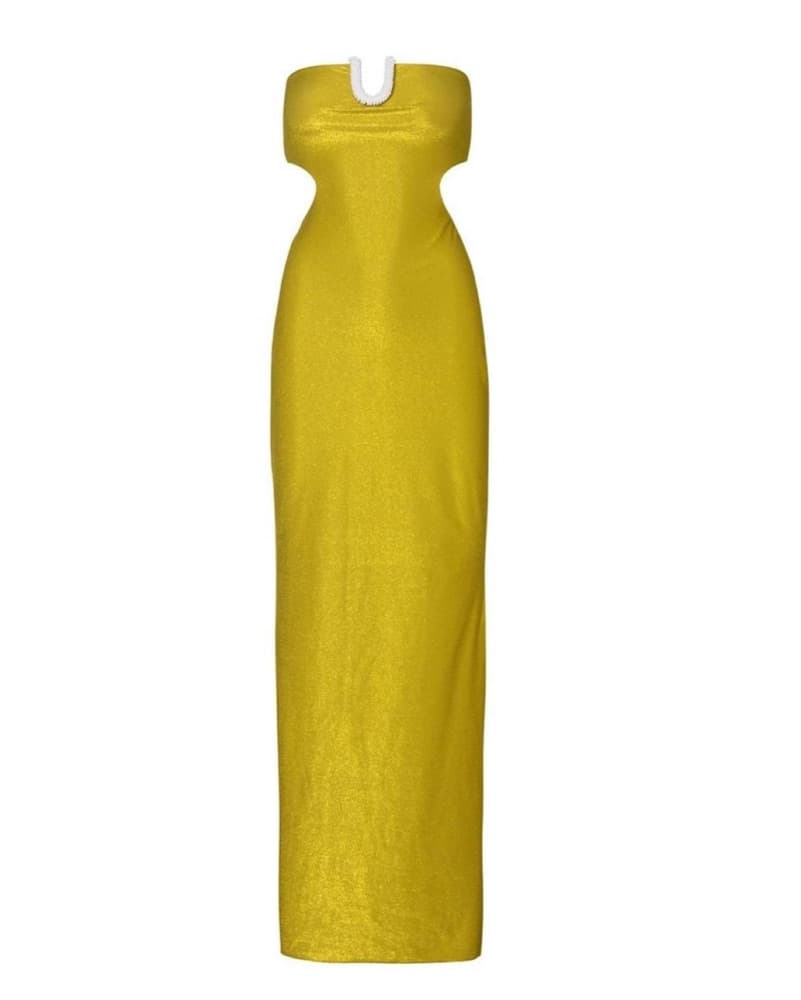 Baobob Chartreuse Dress - Image 2