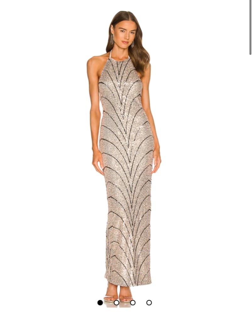 Michael Costello Sequin Coreene Dress - Image 1