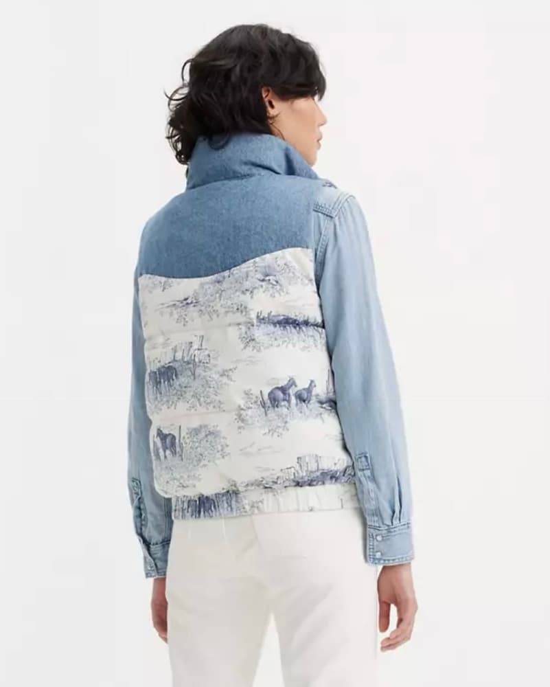 Levi’s Juno Western Puffer Vest - Image 2