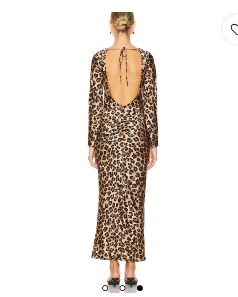 Revolve Bardot Cheetah Dress - Image 2
