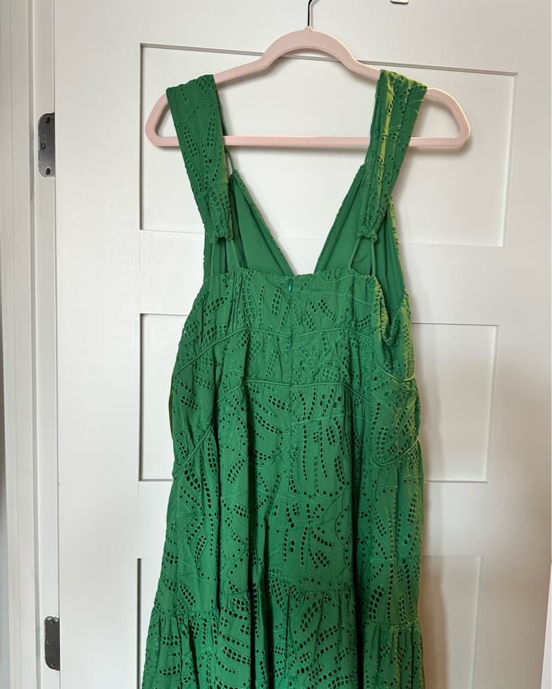 Green Farm Rio Eyelet Dress - Image 6