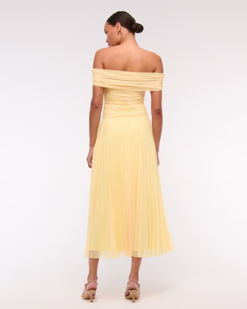 Abercrombie Butter Yellow Drop Maxi - Image 3
