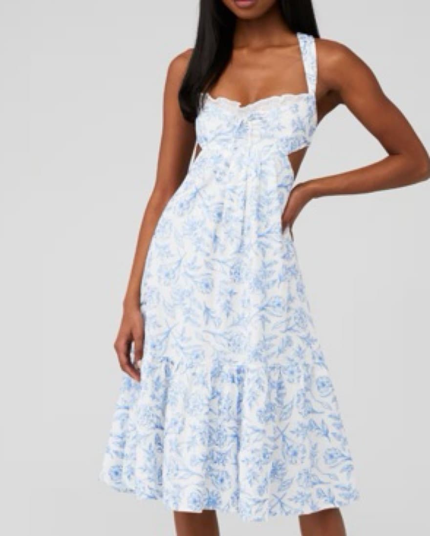 For Love And Lemons Backless Dress - Image 1