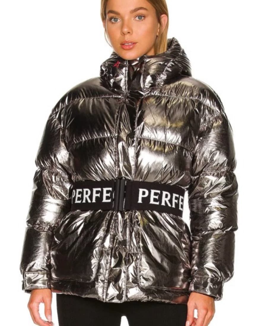 Silver Perfect Moment Ski Jacket - Image 1