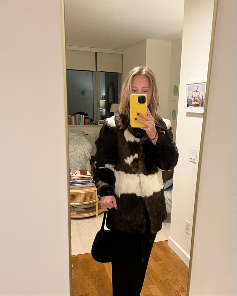 Cowhide Fur Coat  - Image 1