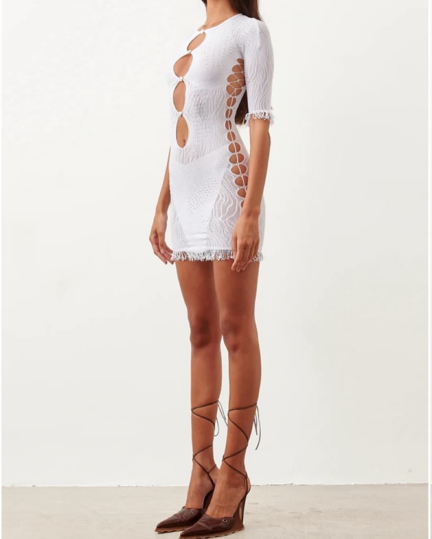 Poster Girl White Dress - Image 2