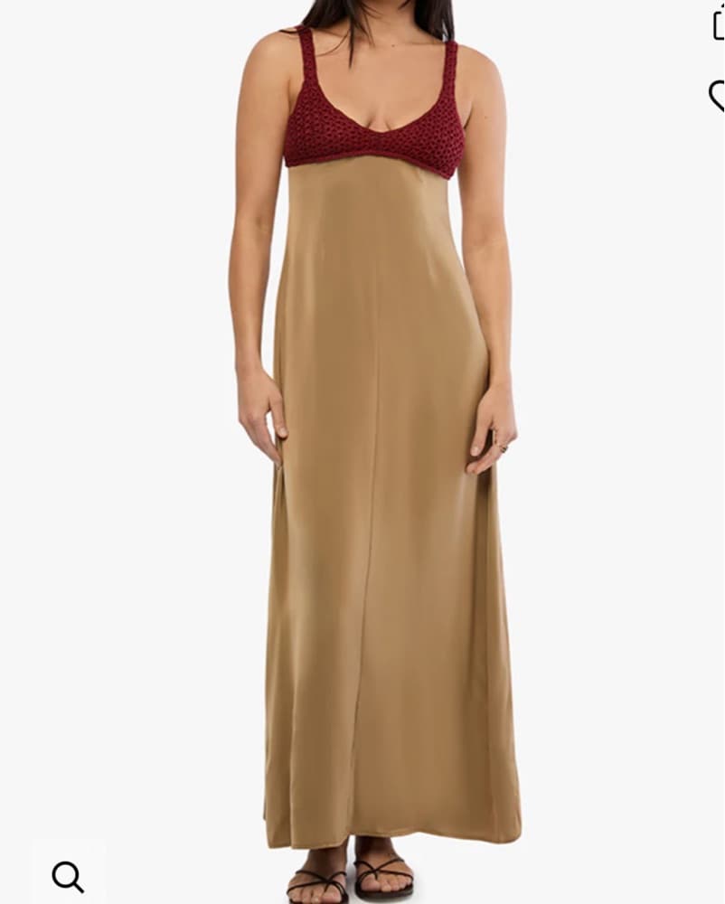 Crochet Top Maxi Dress - Image 5
