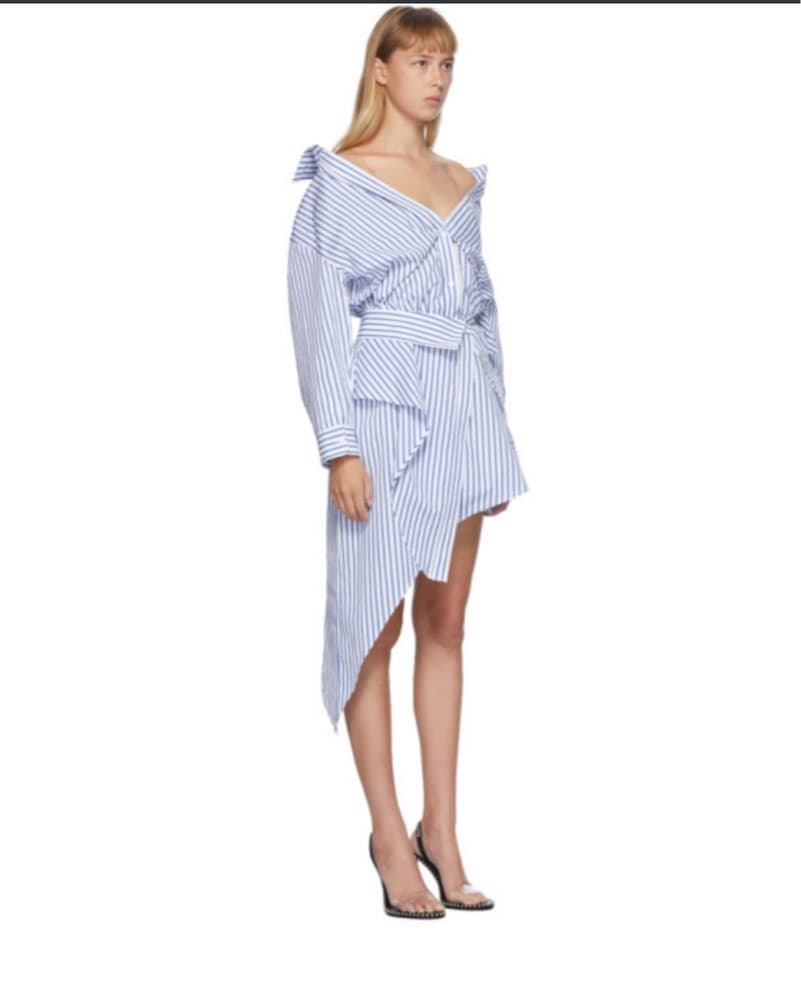 Illusion Off The Shoulder Dress - Image 3
