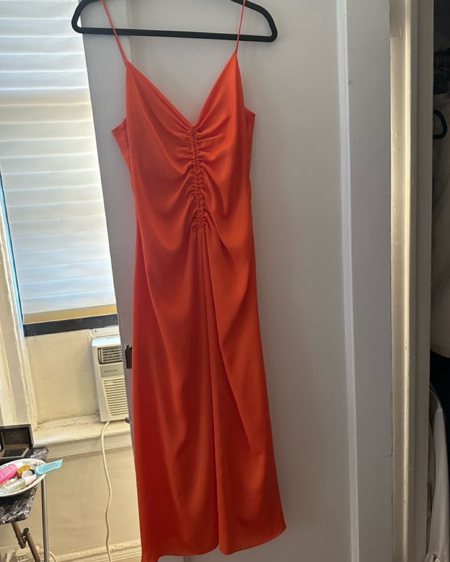 Sandro orange maxi dress - Image 2