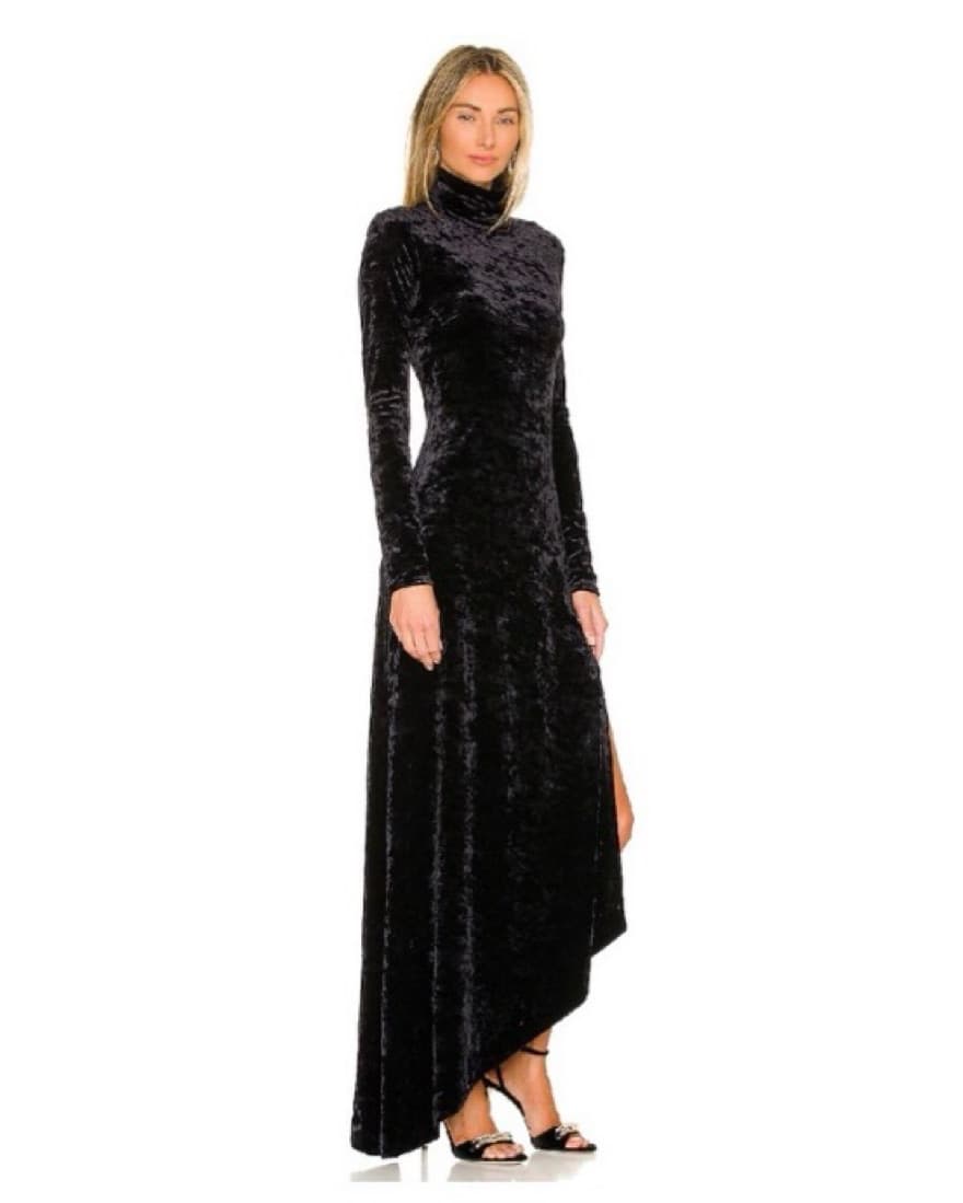 Brielle Cutout Crushed-velvet Maxi Dress - Image 2