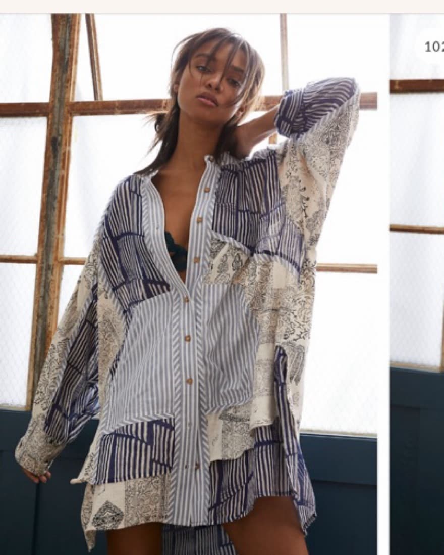 Free People Patchwork Top - Image 1