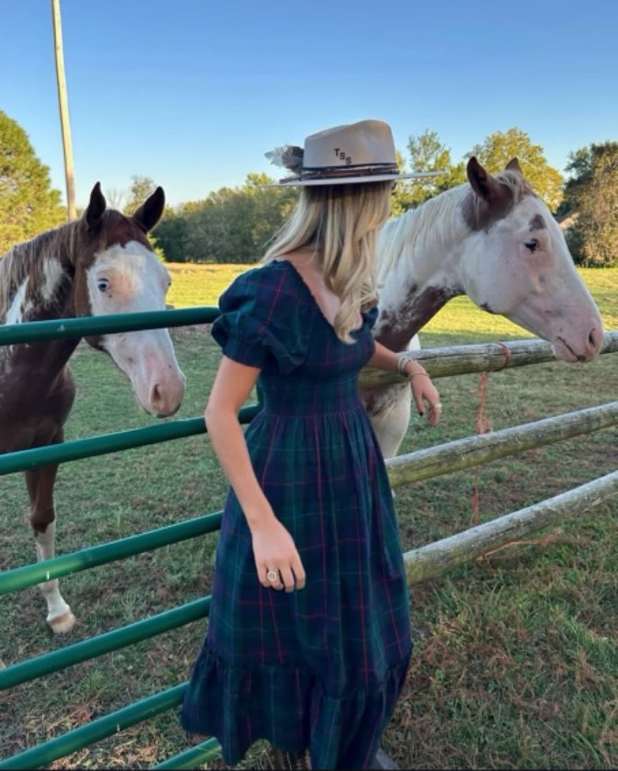 Hillhouse Tartan Louisa Nap Dress by Hill House | Pickle