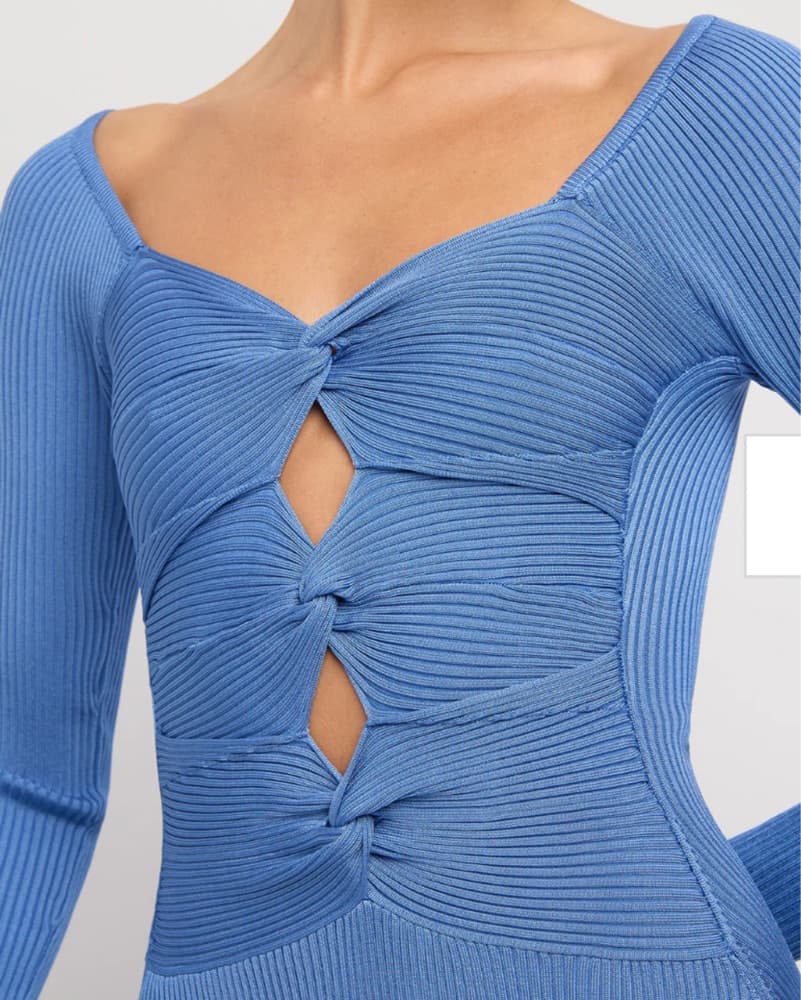 CULT GAIA Melissa Cutout Knit Midi Dress - Image 3