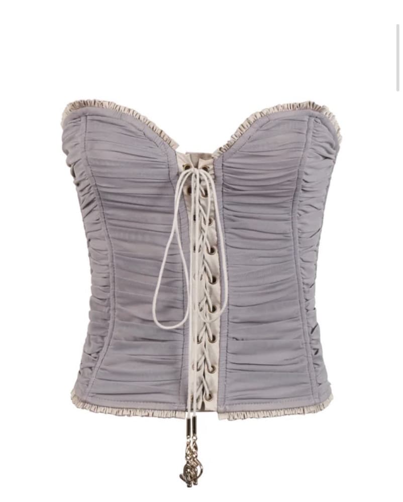BabyPhat Ruched Corset Bodysuit - Image 1