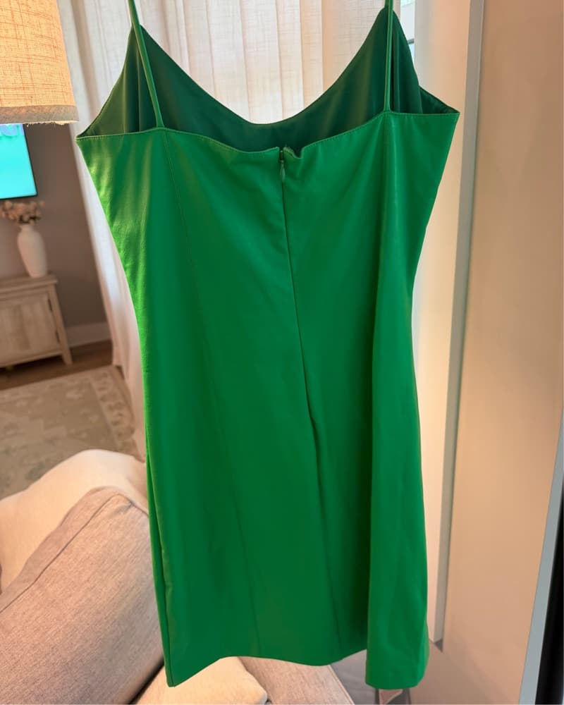 Amanda Uprichard Green Faux Leather  - Image 3