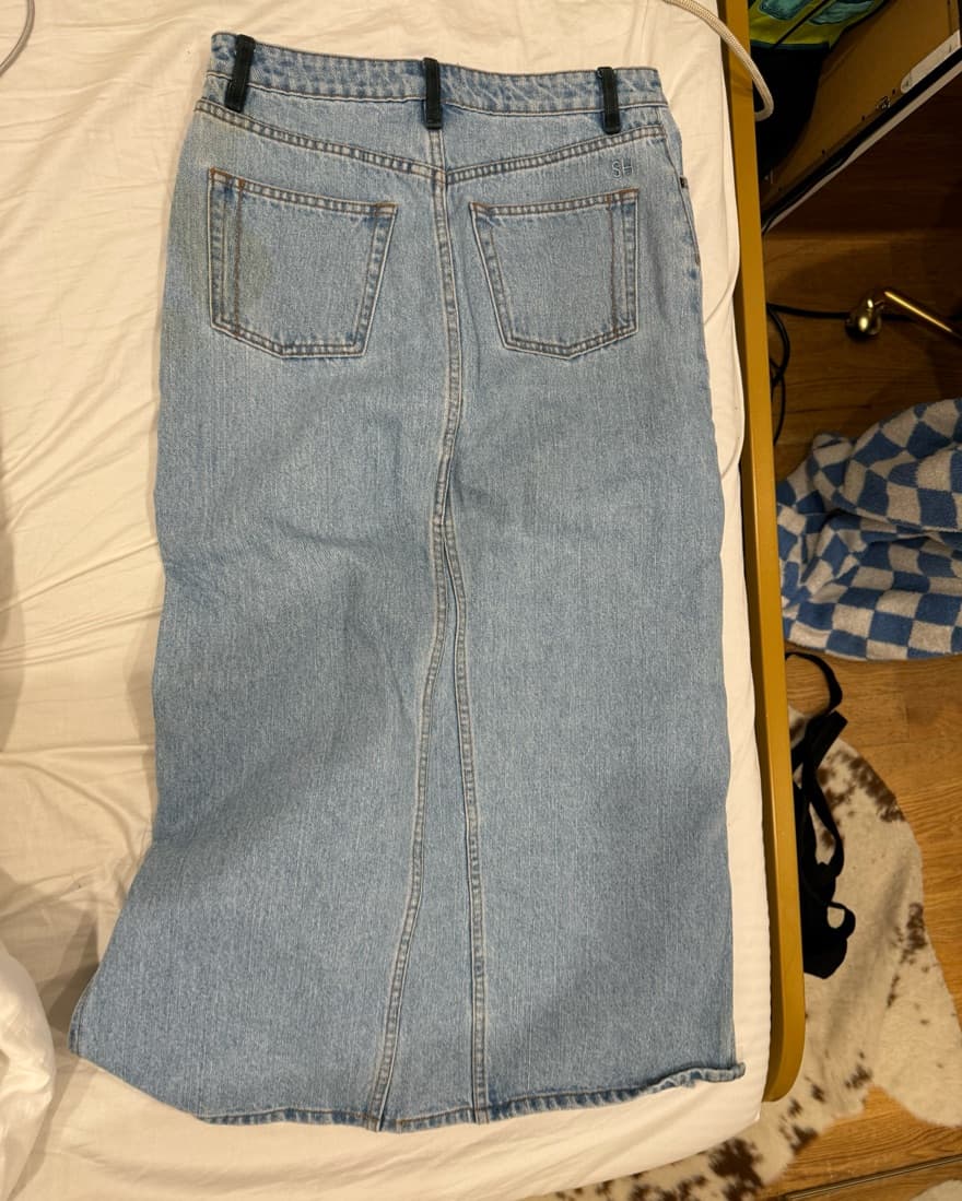denim maxi skirt  - Image 3