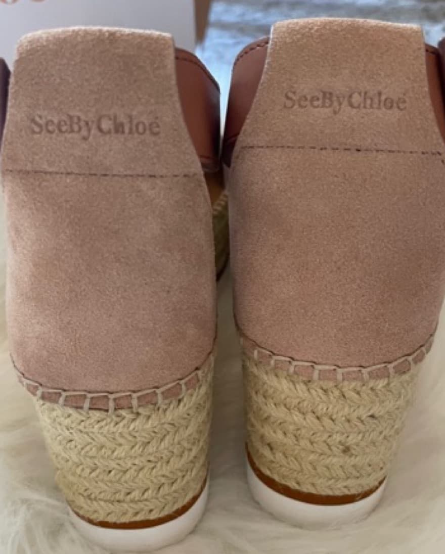 See by Chloé Pink Espadrille Sandals - Image 2