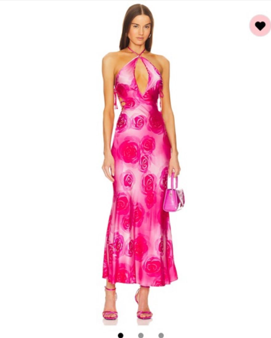 Mirae Paris Rebecca Dress In Pink - Image 1
