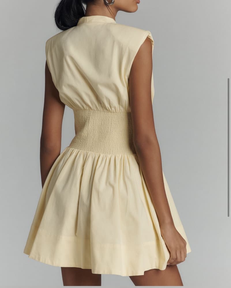 Yellow Anthropologie Tommie Dress - Image 5